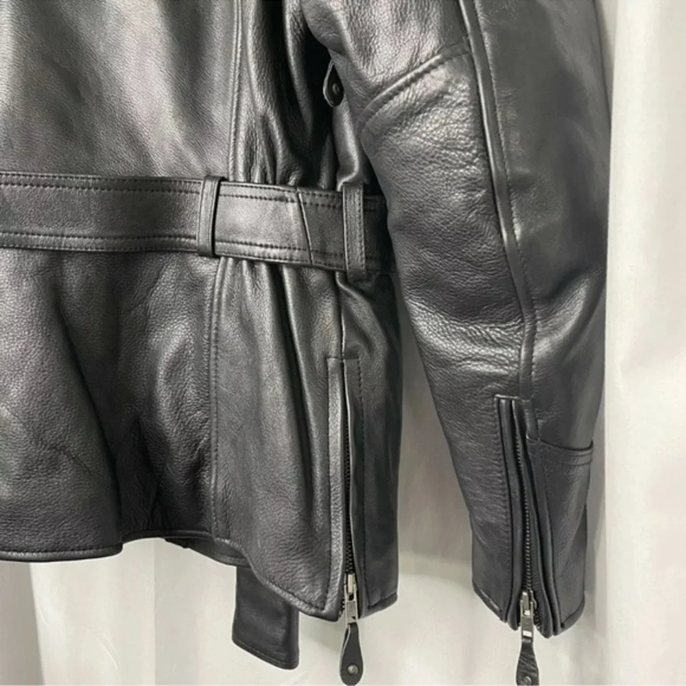 Xpert Performance Gear Premium Leather Jacket With Kevlar Size Medium Motorcycle